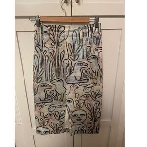 Mirka Mora X Gorman Rainbow Pencil Skirt